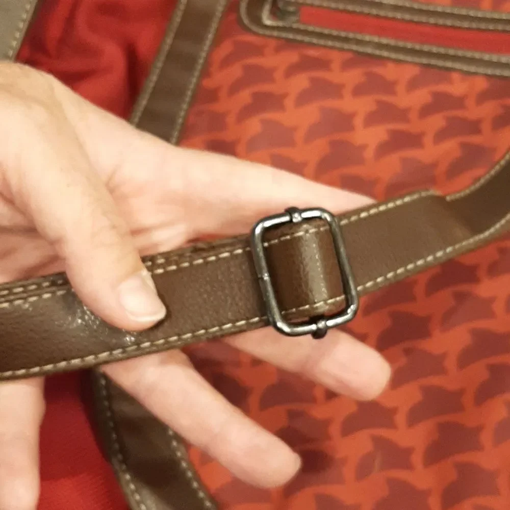 Korbie Red Diaper Bag
